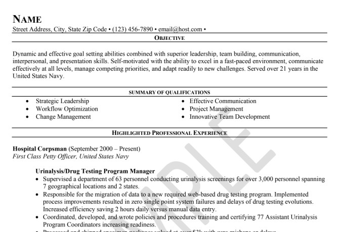 create or edit your military resume and cover letter